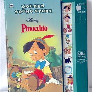 Vintage Musical Pinocchio Storybook
